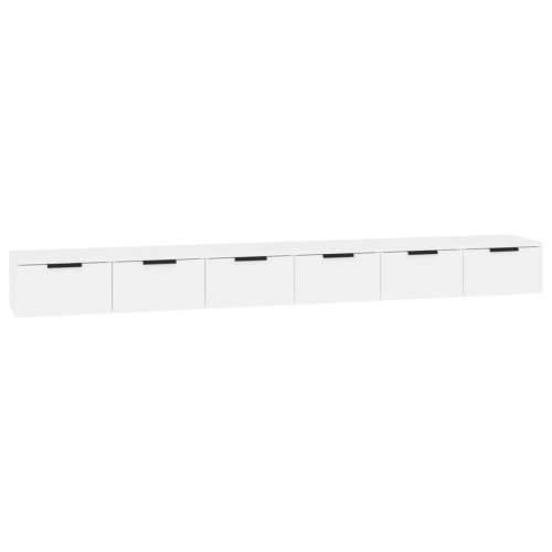Zidni ormarići 2 kom bijeli 102 x 30 x 20 cm konstruirano drvo - Bijela 2 1 Cijena