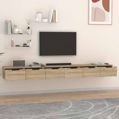 Zidni ormarići 2 kom boja hrasta 102x30x20 cm konstruirano drvo - sonoma hrast 2 1 Cijena