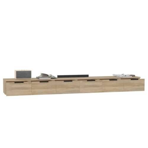Zidni ormarići 2 kom boja hrasta 102x30x20 cm konstruirano drvo - sonoma hrast 2 1 Cijena