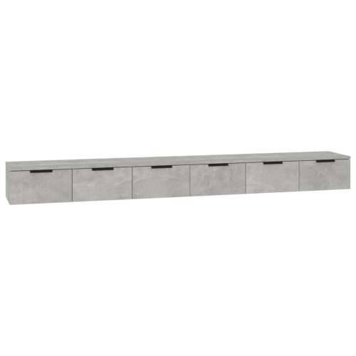 Zidni ormarići 2 kom boja siva betona 102x30x20 cm drveni - Beton siva 2 1 Cijena