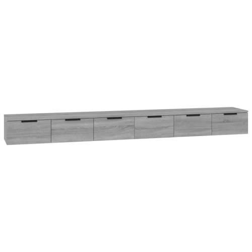 Zidni ormarići 2 kom boja hrasta 102x30x20 cm konstruirano drvo - Sivi hrast sonoma 2 1 Cijena