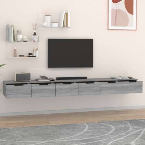 Zidni ormarići 2 kom boja hrasta 102x30x20 cm konstruirano drvo - Sivi hrast sonoma 2 1 Cijena
