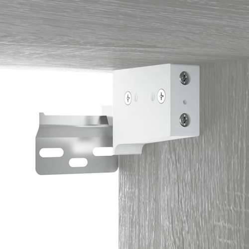 Zidni ormarići 2 kom boja hrasta 102x30x20 cm konstruirano drvo - Sivi hrast sonoma 2 1 Cijena