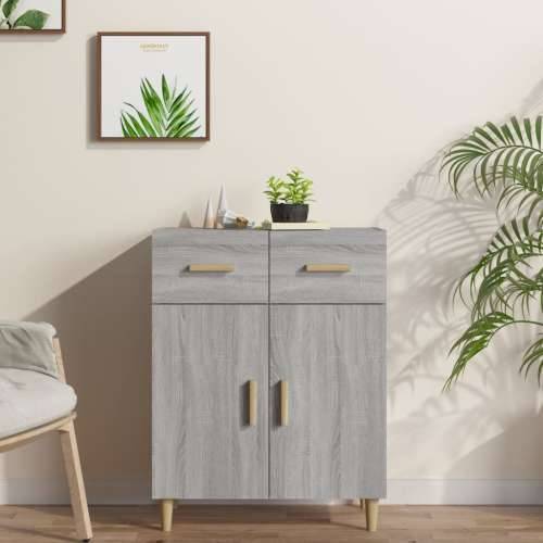 Komoda boja hrasta sonome 69,5x34x89 cm konstruirano drvo - Sivi hrast sonoma 1 Cijena