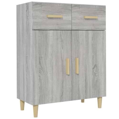 Komoda boja hrasta sonome 69,5x34x89 cm konstruirano drvo - Sivi hrast sonoma 1 Cijena