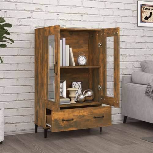 Komoda boja dimljenog hrasta 70 x 31 x 115 cm konstruirano drvo - Dimljeni hrast 1 Cijena