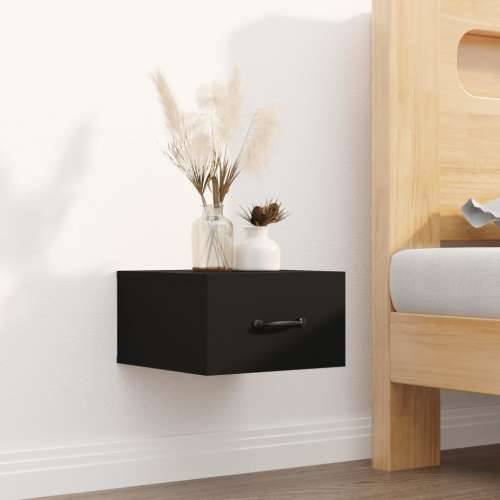 Zidni noćni ormarići 2 kom crni 35 x 35 x 20 cm - Crna 2 Cijena