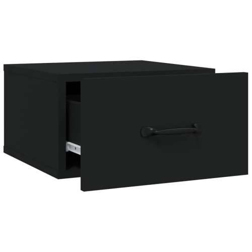 Zidni noćni ormarići 2 kom crni 35 x 35 x 20 cm - Crna 2 Cijena