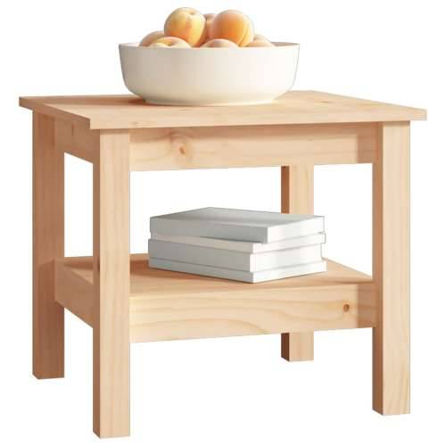Stolić za kavu 45 x 45 x 40 cm od masivne borovine - Prirodna 45 x 45 x 40 cm 1 Cijena