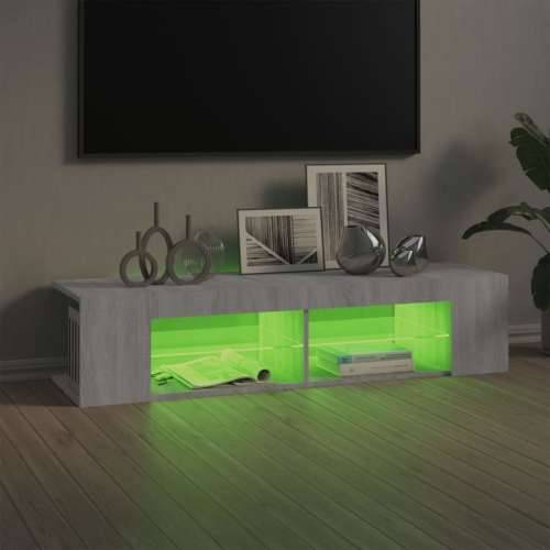 TV ormarić s LED svjetlima boja hrasta sonome 135 x 39 x 30 cm - Sivi hrast sonoma 1 Cijena