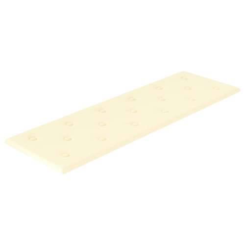 Zidne ploče od umjetne kože 12 kom krem 90 x 30 cm 3,24 m² - Krema 90 x 30 cm 12 Cijena