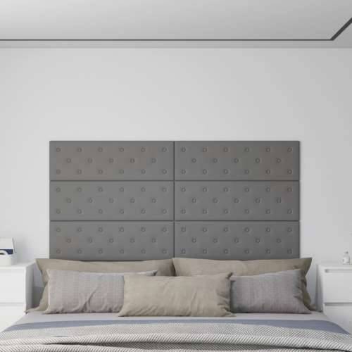 Zidne ploče od umjetne kože 12 kom sivi 90 x 30 cm 3,24 m² Cijena