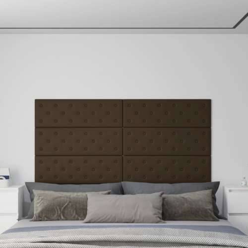 Zidne ploče od umjetne kože 12 kom smeđi 90 x 30 cm 3,24 m² Cijena