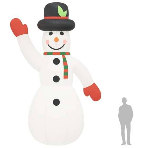 Snjegović na napuhavanje s LED svjetlima 620 cm Cijena