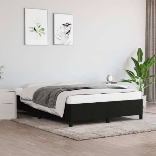 Okvir za krevet bez madraca crni 140x200 cm od tkanine - Crna 140 x 200 cm 35 cm Cijena