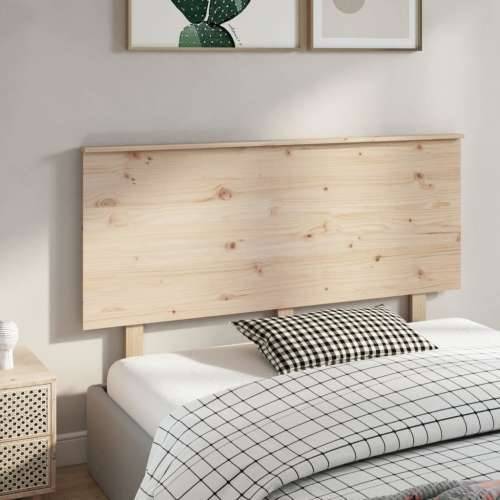 Uzglavlje za krevet 144 x 6 x 82,5 cm od masivne borovine - Prirodna 144 x 82.5 cm 1 Cijena