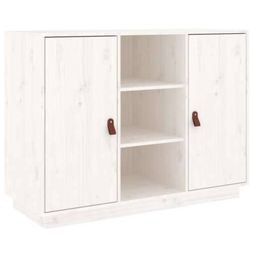 Komoda bijela 100 x 40 x 75 cm od masivne borovine - Bijela 1 Cijena