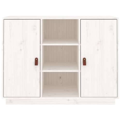 Komoda bijela 100 x 40 x 75 cm od masivne borovine - Bijela 1 Cijena