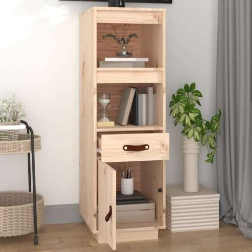 Visoka komoda 34 x 40 x 108,5 cm od masivne borovine - Prirodna 1 Cijena