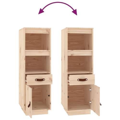 Visoka komoda 34 x 40 x 108,5 cm od masivne borovine - Prirodna 1 Cijena