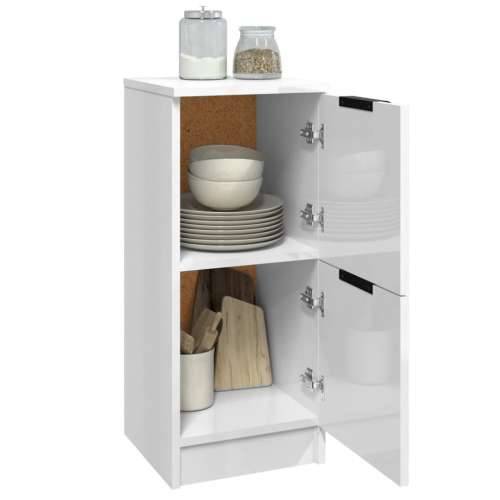 Komode sjajne bijele 2 kom 30x30x70 cm od konstruiranog drva - Visoko sjajno bijela 2 Cijena