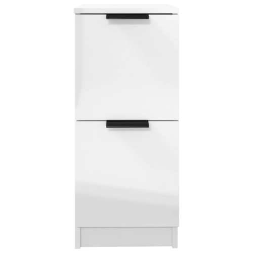 Komode sjajne bijele 2 kom 30x30x70 cm od konstruiranog drva - Visoko sjajno bijela 2 Cijena