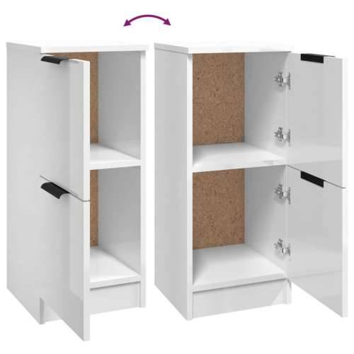 Komode sjajne bijele 2 kom 30x30x70 cm od konstruiranog drva - Visoko sjajno bijela 2 Cijena