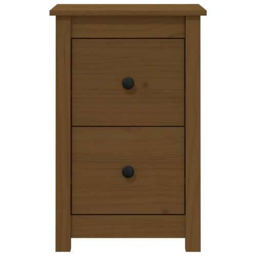 Noćni ormarići 2 kom boja meda 40x35x61,5 cm od borovine - boja meda 2 Cijena
