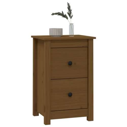 Noćni ormarići 2 kom boja meda 40x35x61,5 cm od borovine - boja meda 2 Cijena