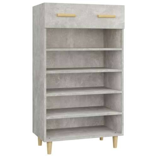 Ormarić za cipele boja betona 60x35x105 cm konstruirano drvo - Beton siva 1 Cijena