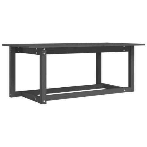 Stolić za kavu sivi 110 x 55 x 45 cm od masivne borovine - Siva 110 x 55 x 45 cm 1 Cijena