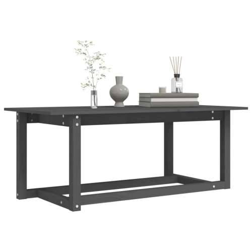 Stolić za kavu sivi 110 x 55 x 45 cm od masivne borovine - Siva 110 x 55 x 45 cm 1 Cijena