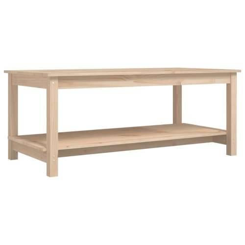 Stolić za kavu 110 x 55 x 45 cm od masivne borovine - Prirodna 110 x 55 x 45 cm 1 Cijena