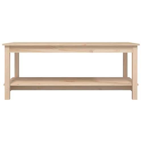 Stolić za kavu 110 x 55 x 45 cm od masivne borovine - Prirodna 110 x 55 x 45 cm 1 Cijena