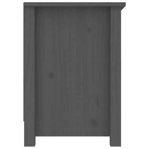 TV ormarić sivi 103 x 36,5 x 52 cm od masivne borovine - Siva 1 Cijena
