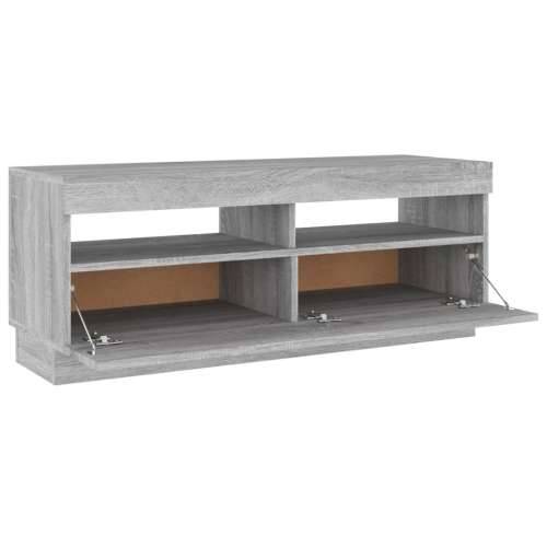 TV ormarić s LED svjetlima boja hrasta sonome 100 x 35 x 40 cm - Sivi hrast sonoma 1 100 cm Cijena