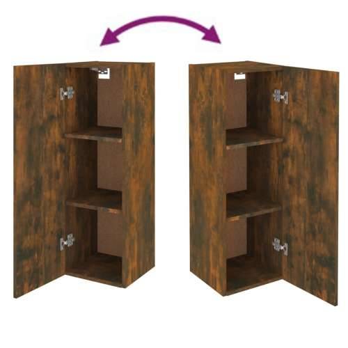 TV ormarići 2 kom boja hrasta 30,5x30x90 cm konstruirano drvo - Dimljeni hrast 2 90 cm Cijena