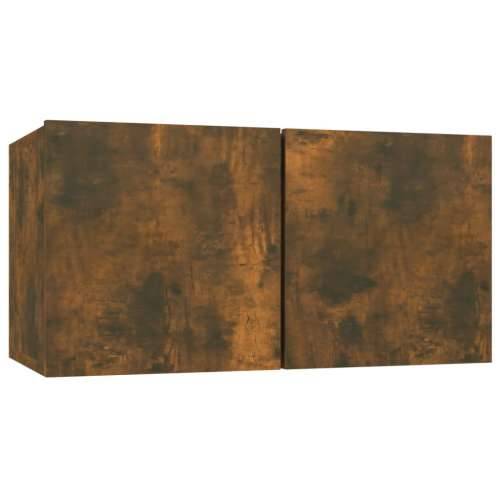 Viseći TV ormarići 2 kom boja dimljenog hrasta 60 x 30 x 30 cm - Dimljeni hrast 2 Cijena
