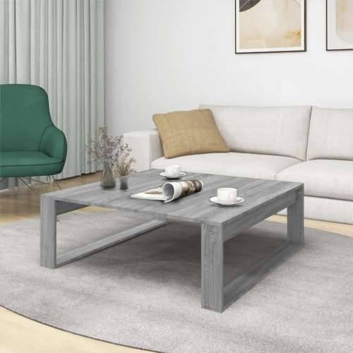 Stolić za kavu boja hrasta 100 x 100 x 35 cm konstruirano drvo - Sivi hrast sonoma 100 x 100 cm 1 Cijena