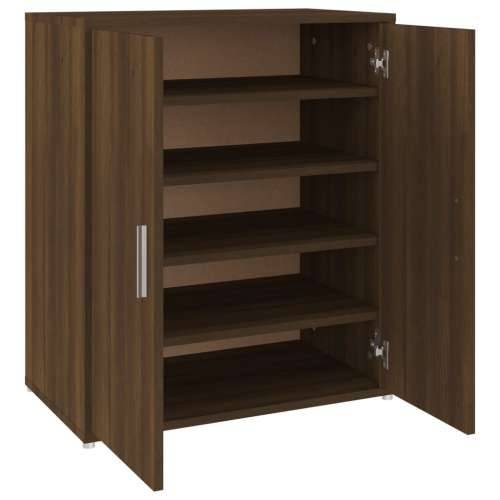 Ormarić za cipele boja hrasta 60 x 35 x 70 cm konstruirano drvo - Smeđi hrast 60 x 35 x 70 cm 1 shoe cabinet with door Cijena