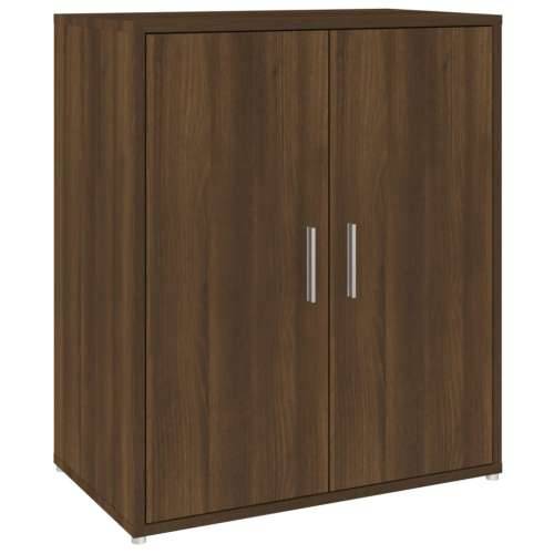 Ormarić za cipele boja hrasta 60 x 35 x 70 cm konstruirano drvo - Smeđi hrast 60 x 35 x 70 cm 1 shoe cabinet with door Cijena