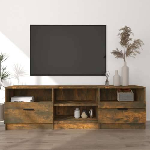 TV ormarić boja hrasta 150 x 33,5 x 45 cm konstruirano drvo - Dimljeni hrast 1 Cijena