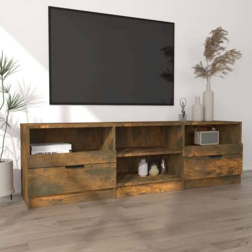 TV ormarić boja hrasta 150 x 33,5 x 45 cm konstruirano drvo - Dimljeni hrast 1 Cijena
