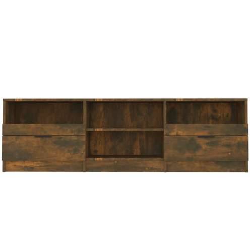 TV ormarić boja hrasta 150 x 33,5 x 45 cm konstruirano drvo - Dimljeni hrast 1 Cijena