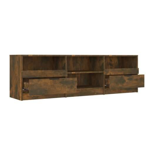 TV ormarić boja hrasta 150 x 33,5 x 45 cm konstruirano drvo - Dimljeni hrast 1 Cijena