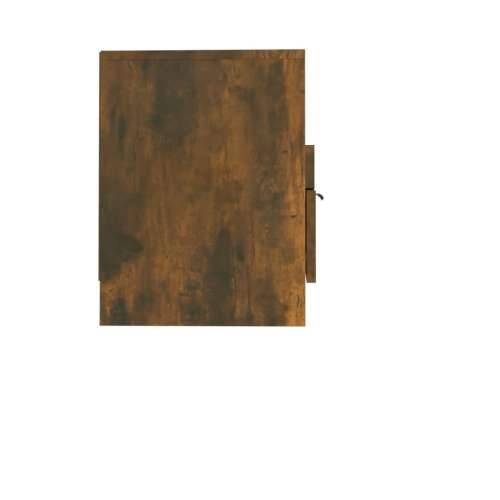 TV ormarić boja hrasta 150 x 33,5 x 45 cm konstruirano drvo - Dimljeni hrast 1 Cijena