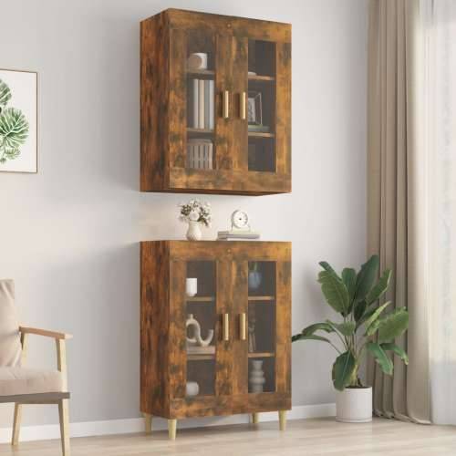 Viseći zidni ormarić boja dimljenog hrasta 69,5 x 34 x 90 cm - Dimljeni hrast 1 Cijena