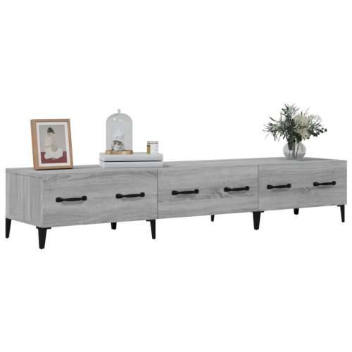 TV ormarić boja hrasta sonome 150x34,5x30 cm konstruirano drvo - Sivi hrast sonoma 1 Cijena