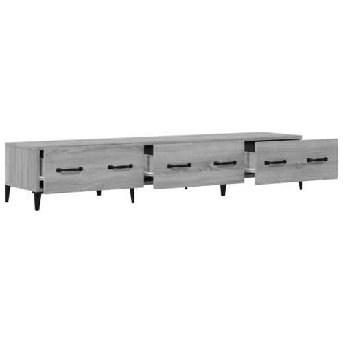 TV ormarić boja hrasta sonome 150x34,5x30 cm konstruirano drvo - Sivi hrast sonoma 1 Cijena