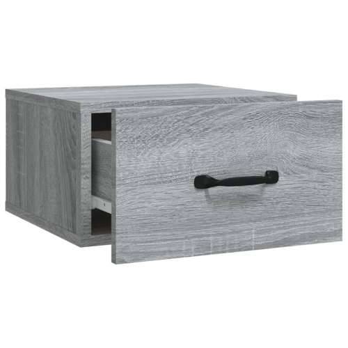 Zidni noćni ormarić boja sivog hrasta sonome 35 x 35 x 20 cm   - Sivi hrast sonoma 1 Cijena